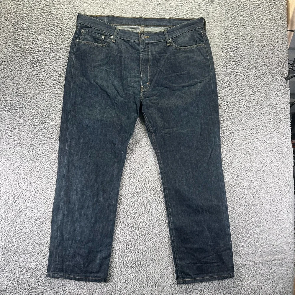 Levi's 514 Jeans Men 42x30 Blue Cotton Denim Straight Workwear Streetwear Travel